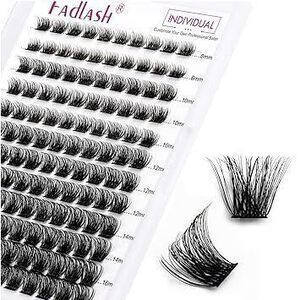 Lash Clusters Diy Eyelash Extensions 144 Clusters Lashes D Curl 0.07 Natural